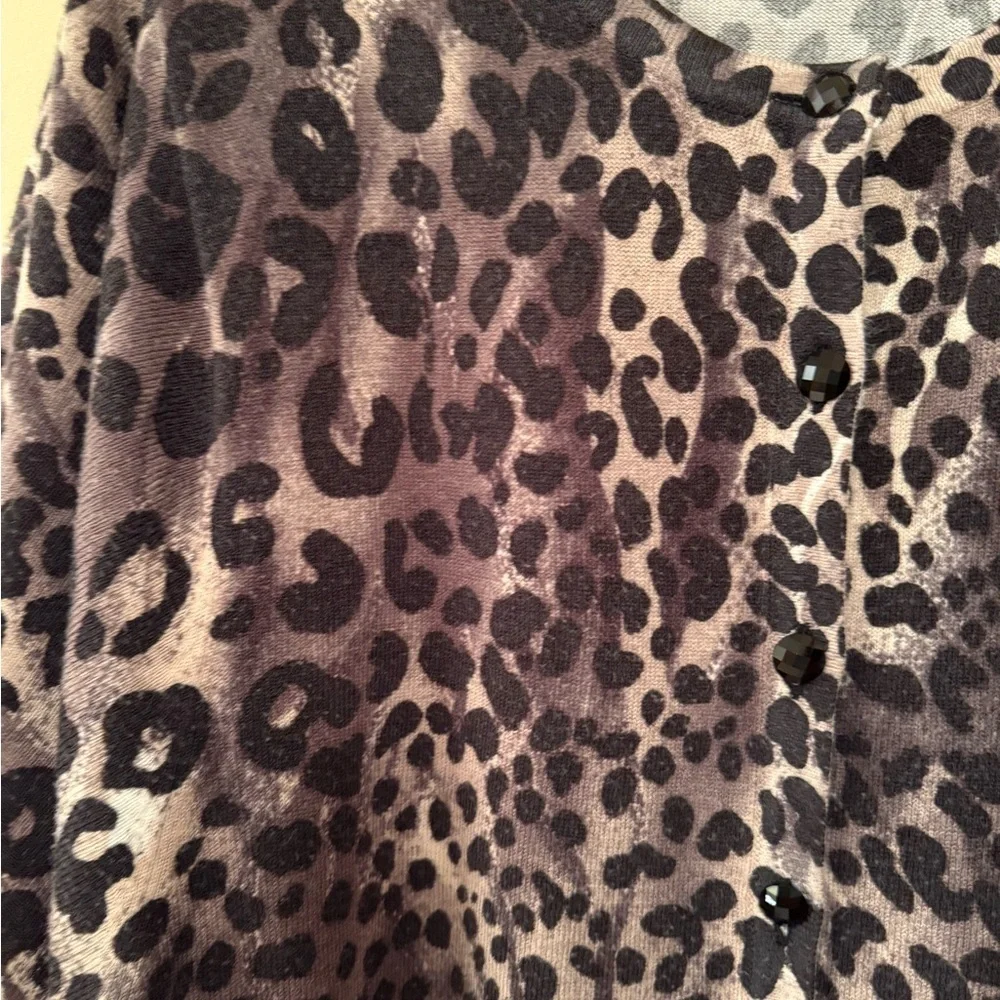 Lane Bryant Animal Print Blouse - Brown and Black